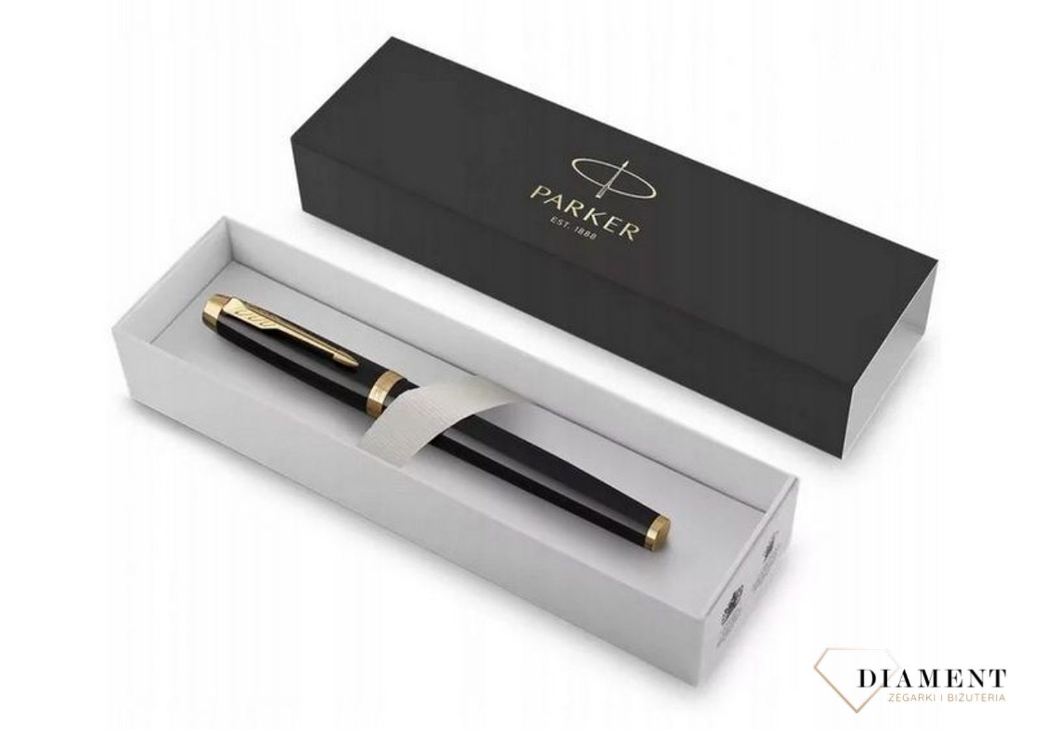 Pióro kulkowe Parker IM Czarne GT T2016 (1931659) PIÓRO 1931659. To pióro, które posiada unowocześnioną formę, podaną w eleganckim, nawiązującym do klasycznego wydaniu. Ma stożkową formę, która idealnie współgra z innowacyjnym wzornictwem. .jpg